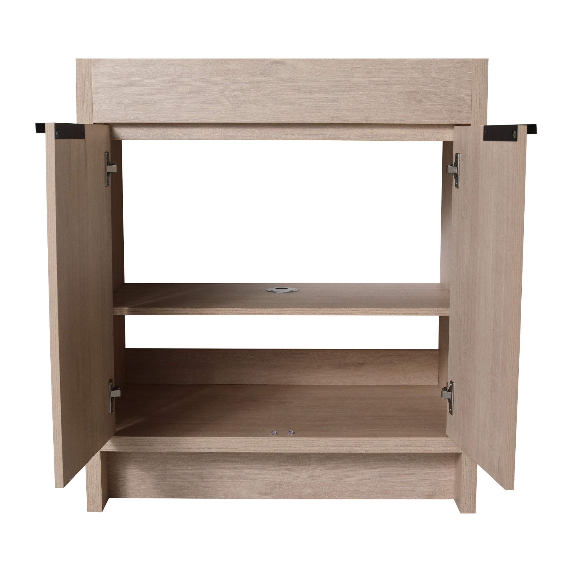 Freestanding Bathroom Vanity with  2 Soft-Close Cabinet Doors ((KD-PACKING),Only Vanity without Top-BVB02430PLO