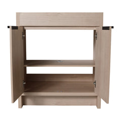 Freestanding Bathroom Vanity with  2 Soft-Close Cabinet Doors ((KD-PACKING),Only Vanity without Top-BVB02430PLO