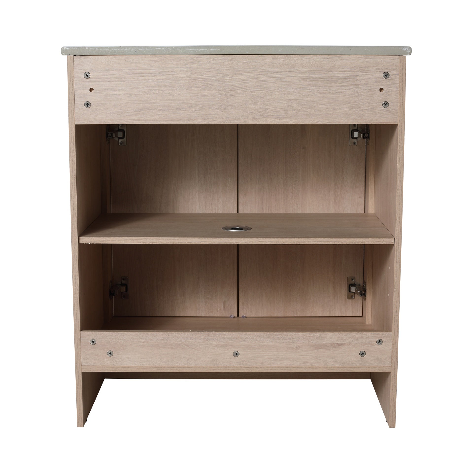 Freestanding Bathroom Vanity with  2 Soft-Close Cabinet Doors ((KD-PACKING),Only Vanity without Top-BVB02430PLO