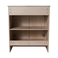 Freestanding Bathroom Vanity with  2 Soft-Close Cabinet Doors ((KD-PACKING),Only Vanity without Top-BVB02430PLO