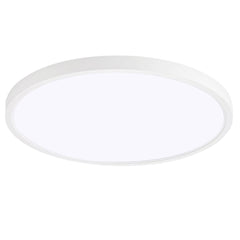 11.8 inch White Ultra-thin Ceiling Light 6500K LED Flush Mount Ceiling Lamp for Bedroom, Bathroom, Hallway