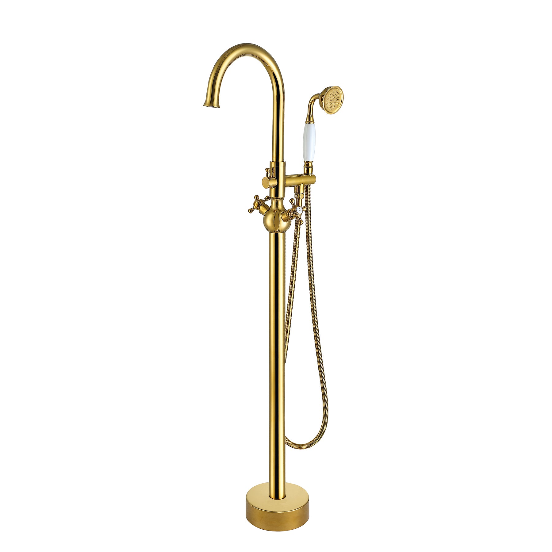 Freestanding Bathtub Faucet with Hand Shower
