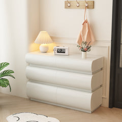 6 Drawer Dresser for Bedroom, White Dresser No Handle, Modern 6 Chest of Drawers with Wide Storage(Same SKU:W757P235726)