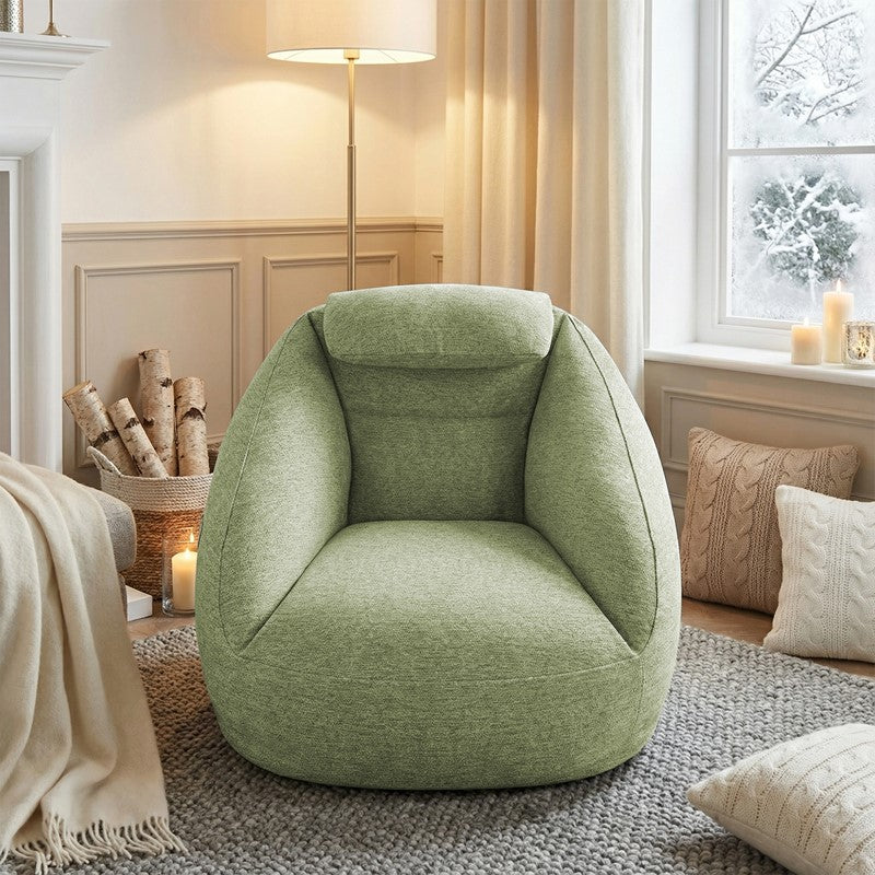 One Size Cloud ergonomic couch,Olive Green