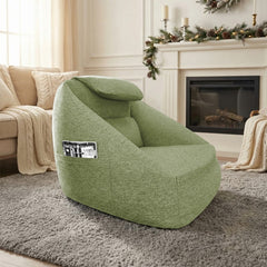 One Size Cloud ergonomic couch,Olive Green