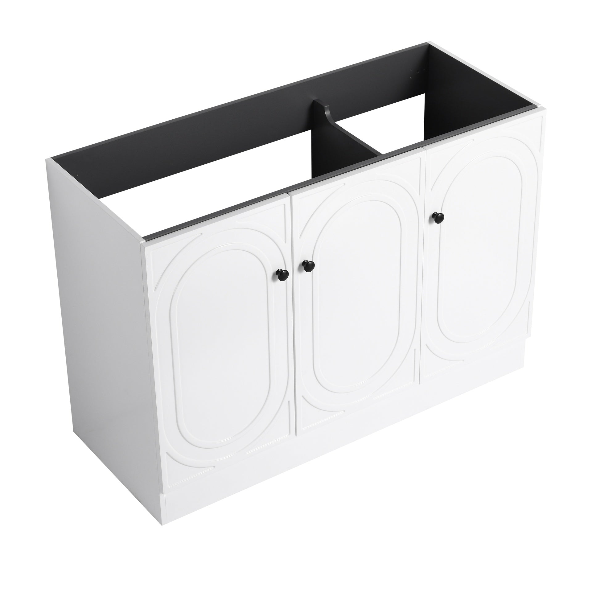 48" Freestanding Bathroom Vanity  & 3 Soft-Close Cabinet Doors (KD-Packing)-Excluding Sink