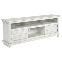 Castleton Distressed White TV Stand Media Console