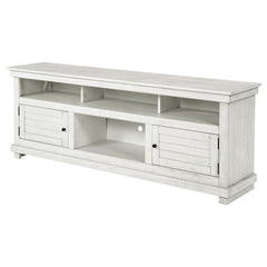 Castleton Distressed White TV Stand Media Console