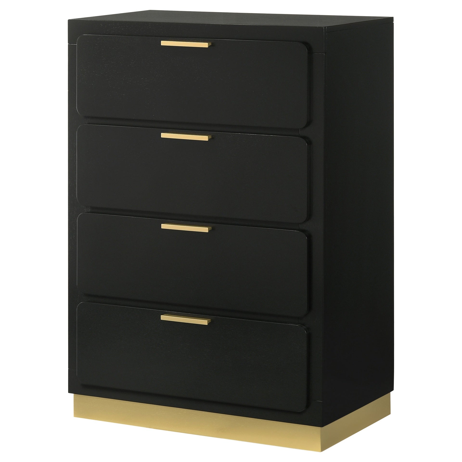 Sophia Black 4-drawer Chest