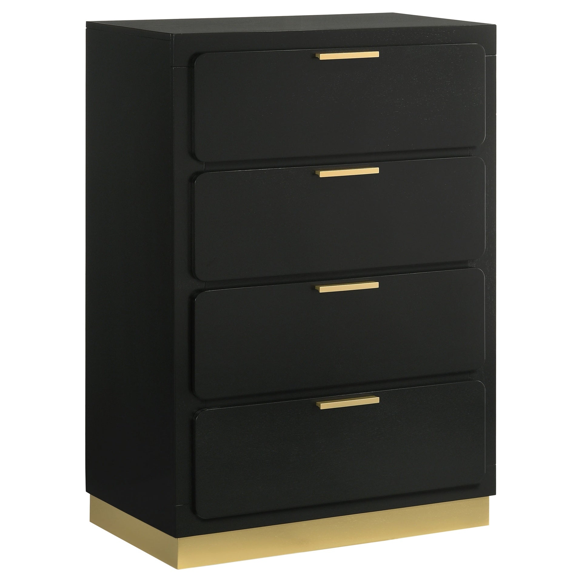 Sophia Black 4-drawer Chest