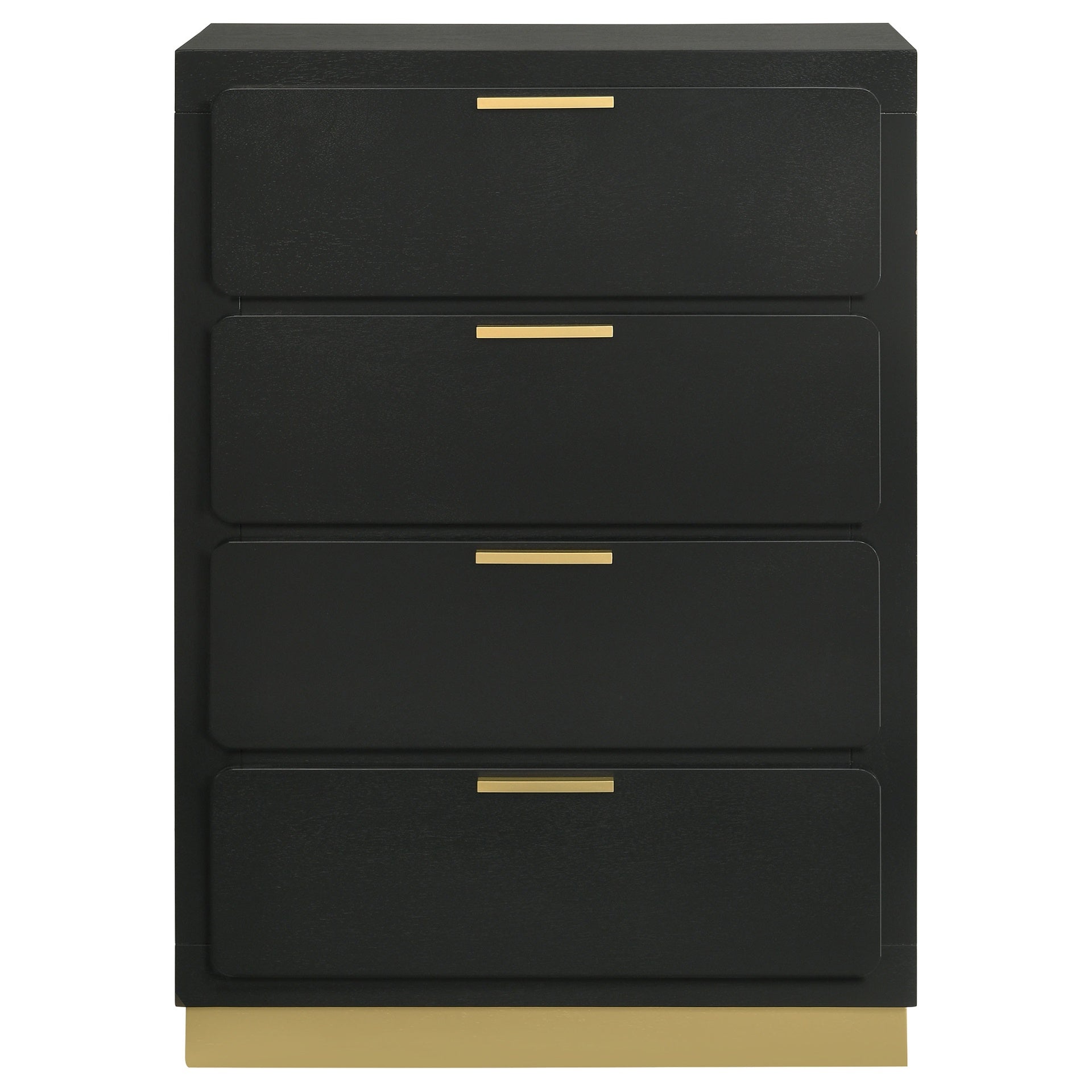 Sophia Black 4-drawer Chest