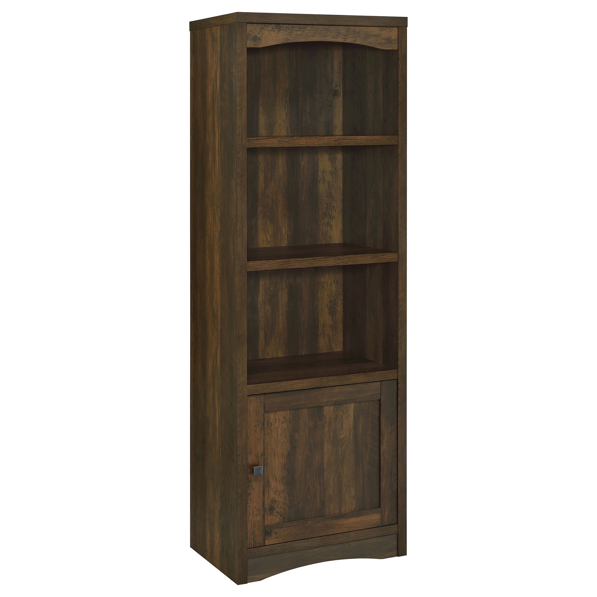 Stott Dark Pine 3-shelf Engineered Wood Media Tower
