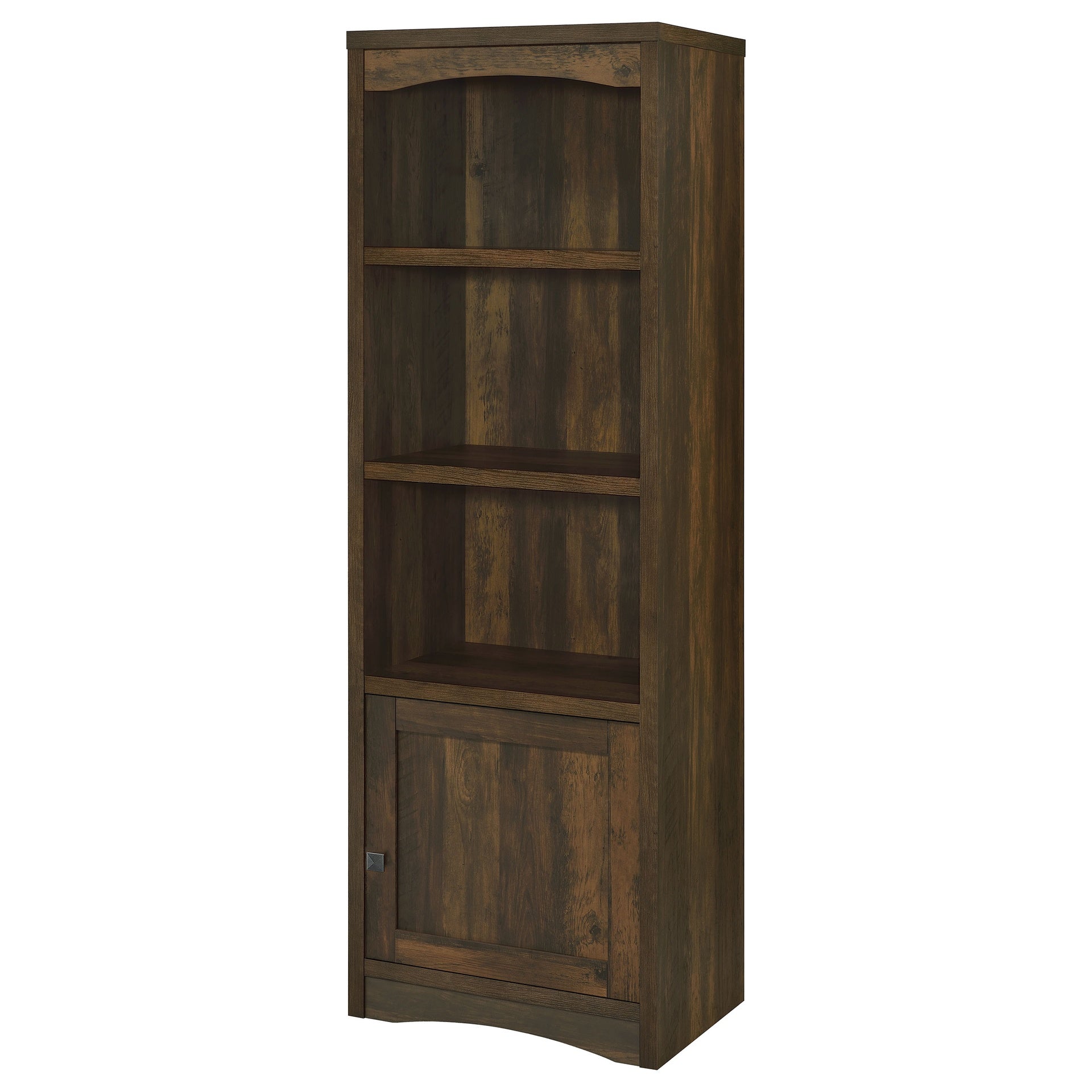 Stott Dark Pine 3-shelf Engineered Wood Media Tower