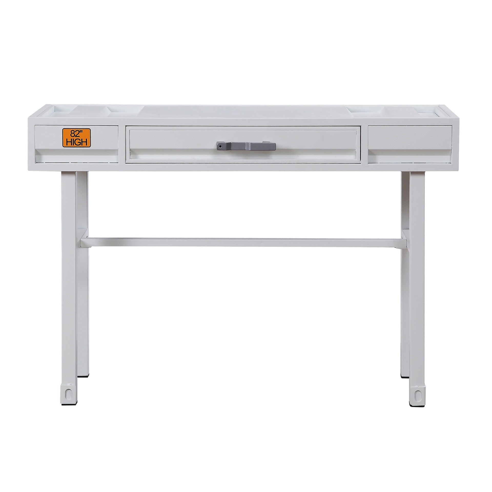 White Writing Desk with 1 Drawer