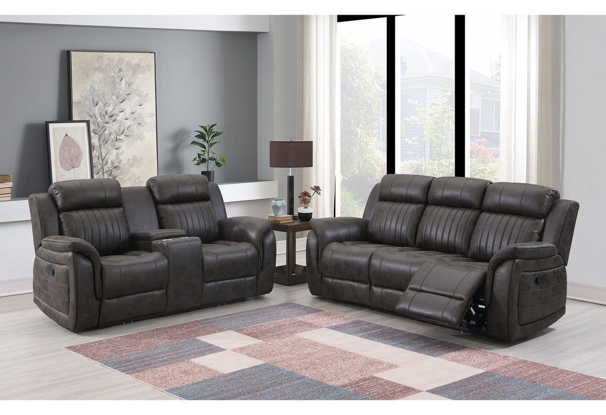 STEBAN GREY 2PC LIVING ROOM SET