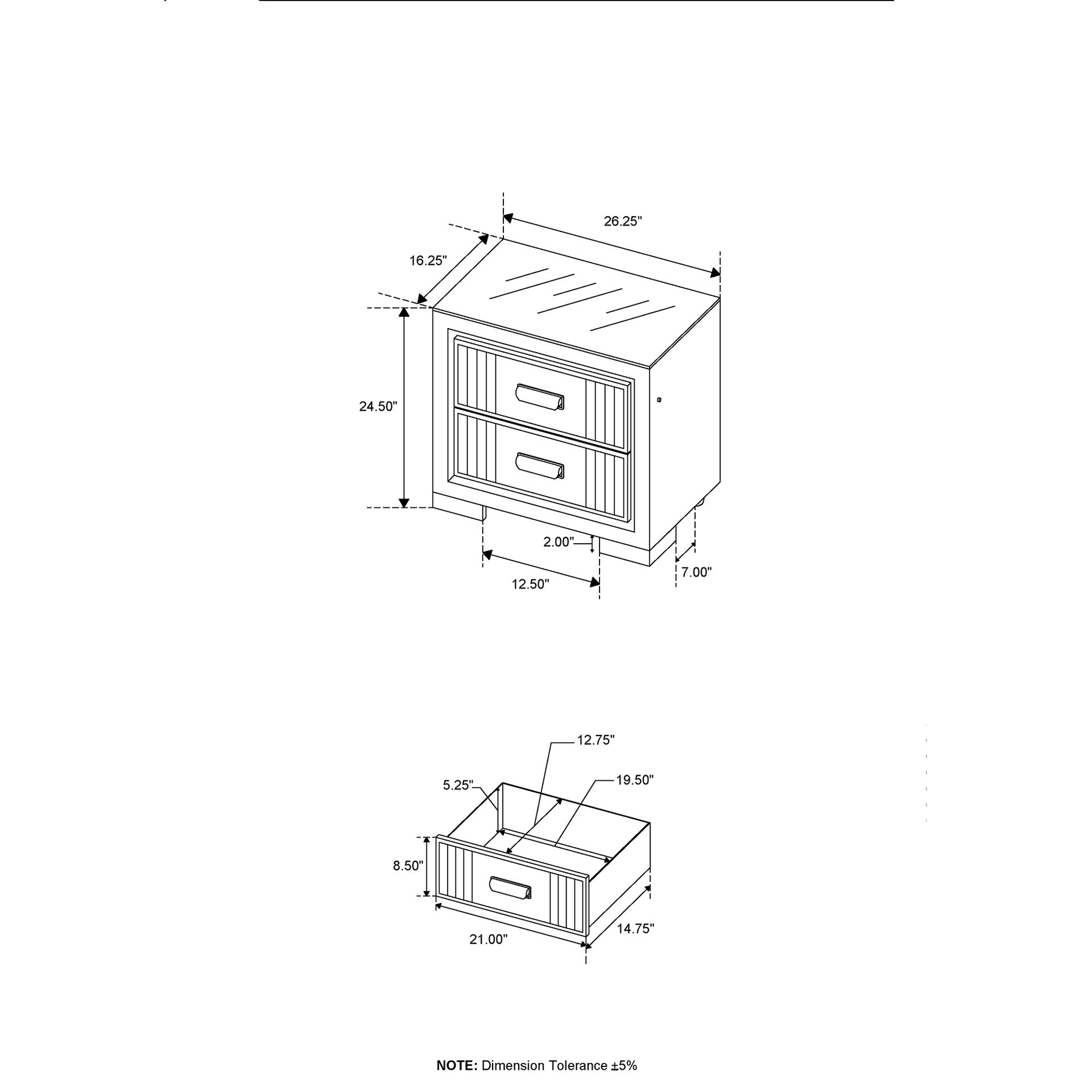 Isaiah Gray Nightstand
