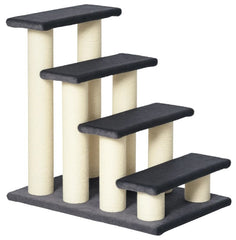 4 - Tier Cat Tree Step Tower, Pet Cat Activity Center for Indoor Home and Sisal Scratching Post