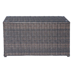 Fully Assembled 10-Piece Modular Wicker Patio Seating Set with Cushions – Seats 4 to 5