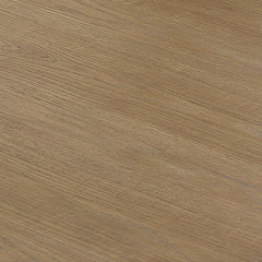 Darla 70"W Rectangular Walnut Oak Geometric Cross Base Dining Table
