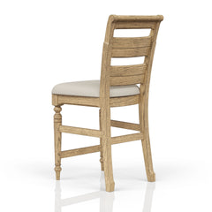 Ladder Back Counter Stool - Caramel Finish