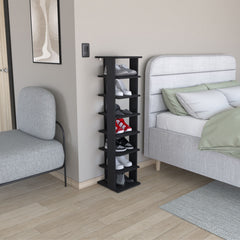 Odesto 48.7" Tall 8-Tier Vertical Shoe Rack, Narrow Shoe Tower for 8 Pairs, Entryway, Living Room, Bedroom