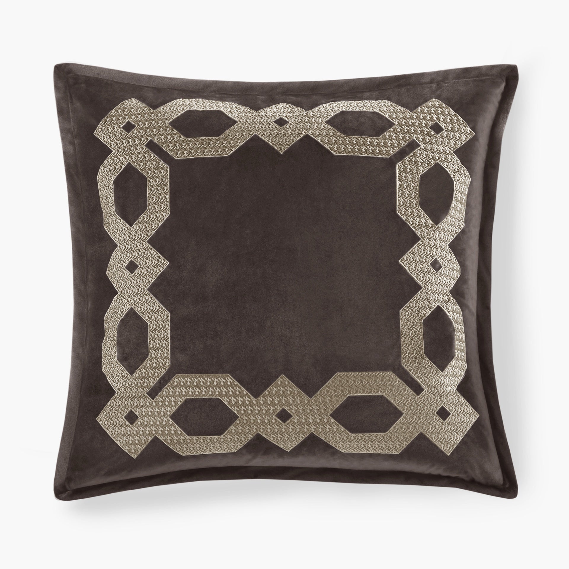 European Pillow Sham Brown 26x26"