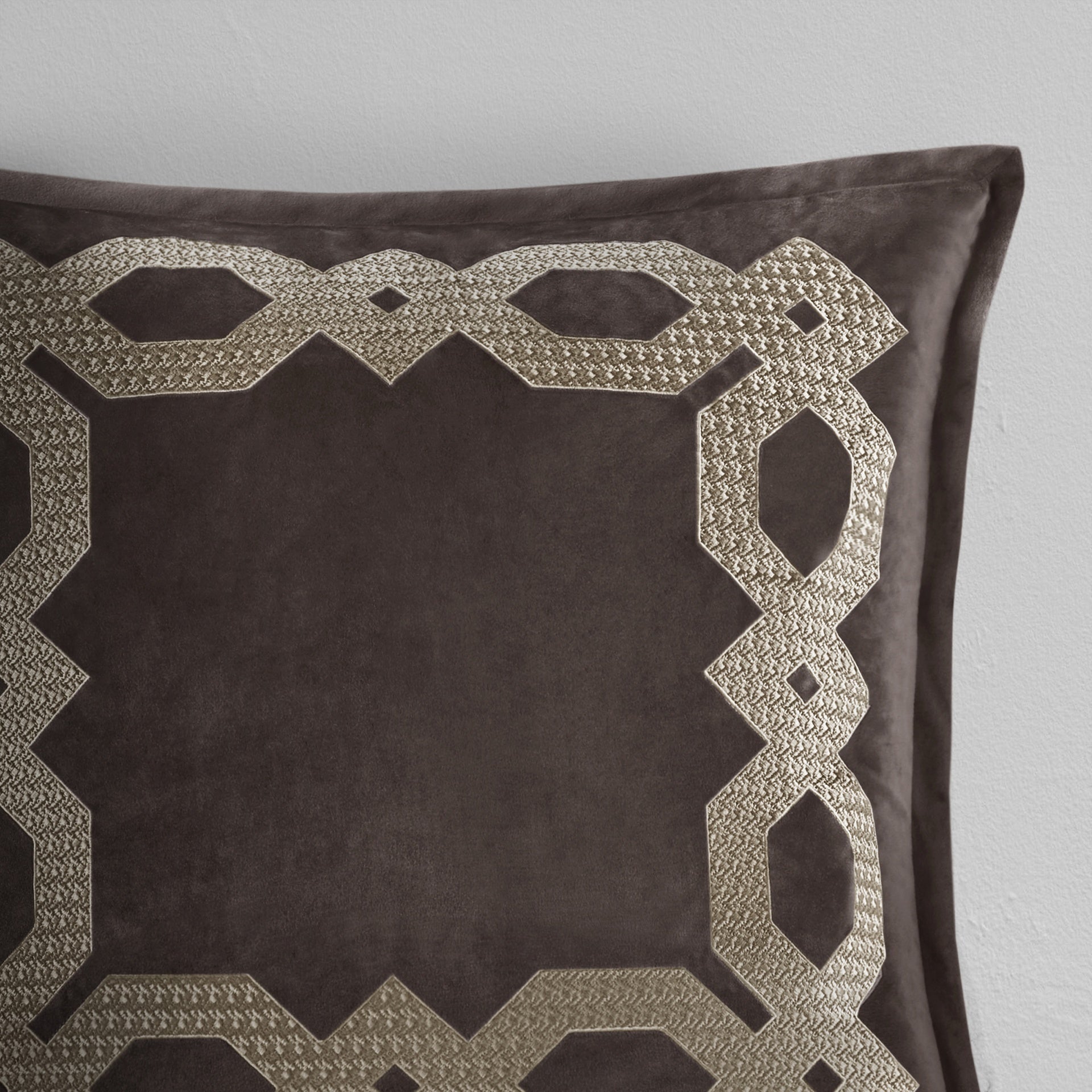 European Pillow Sham Brown 26x26"