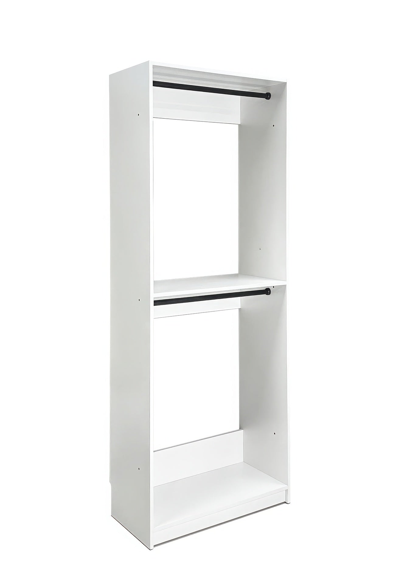 Prosper 32 inch White Wood Walk-in Closet with Two Rods