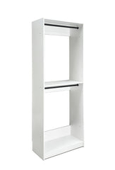 Prosper 32 inch White Wood Walk-in Closet with Two Rods