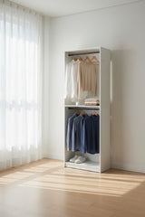 Prosper 32 inch White Wood Walk-in Closet with Two Rods