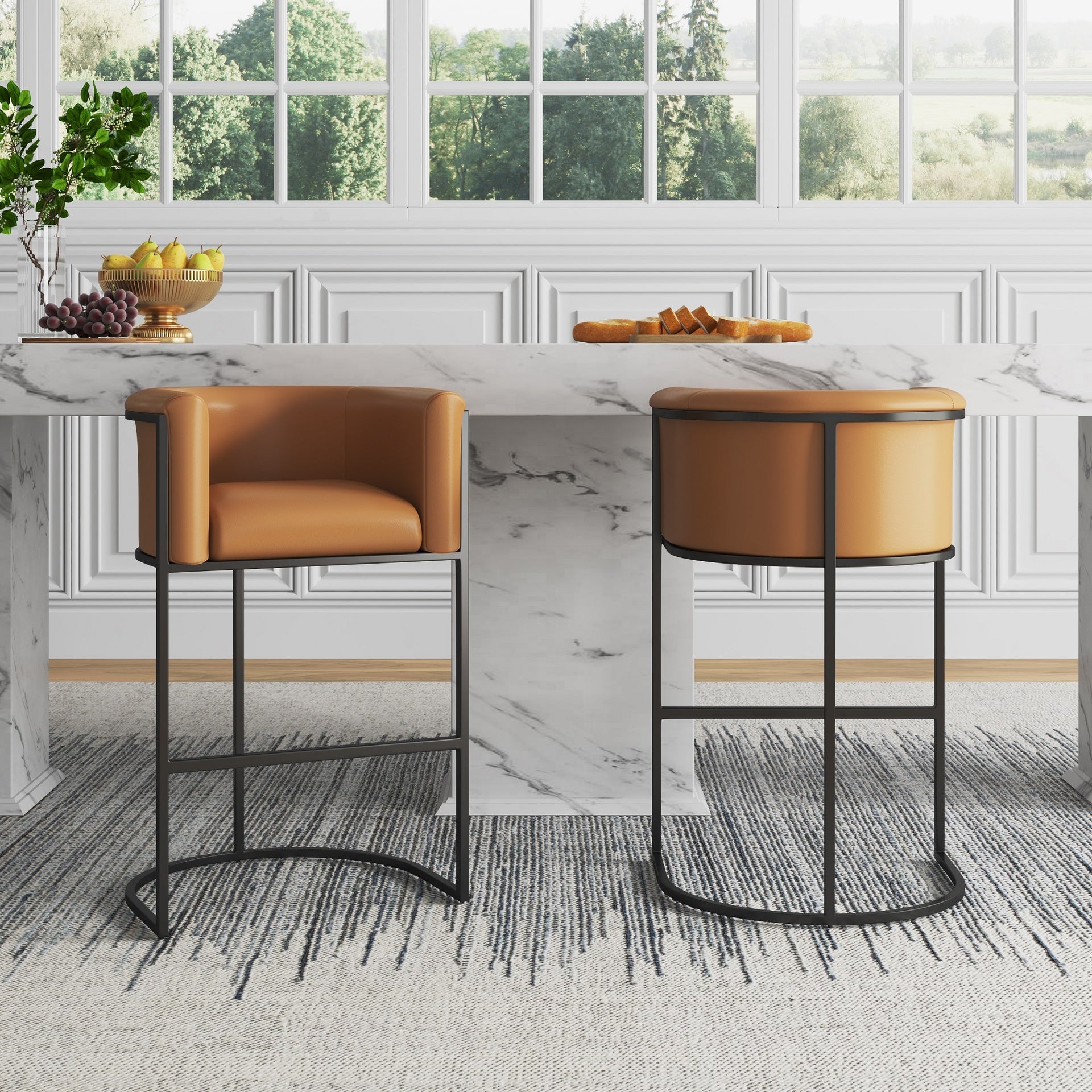 Barstool in Camel