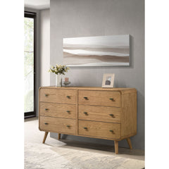 Winston Light Ash 6-drawer Bedroom Dresser