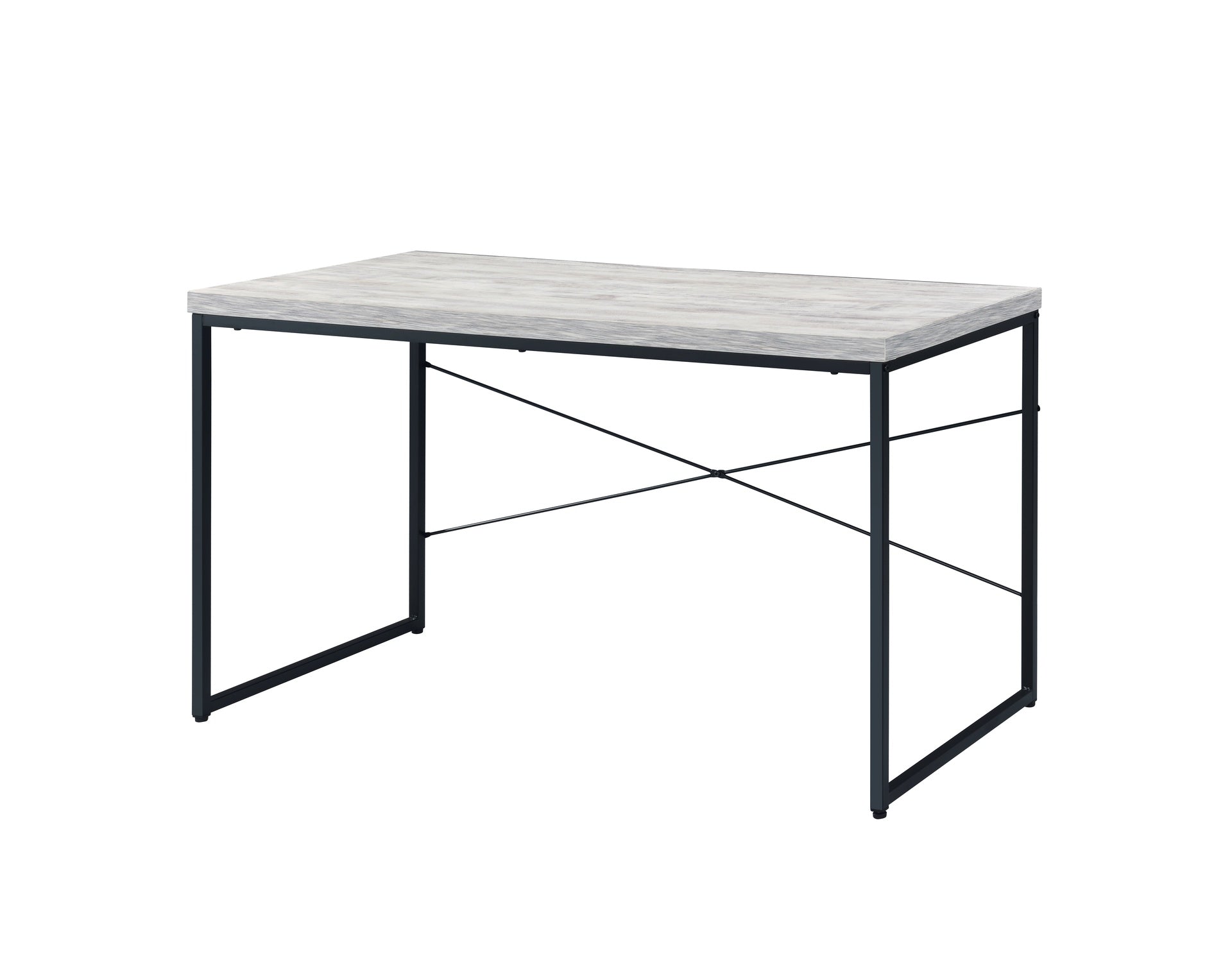 Bob Antique White & Black Finish Writing Desk