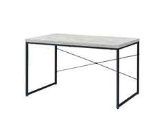 Bob Antique White & Black Finish Writing Desk