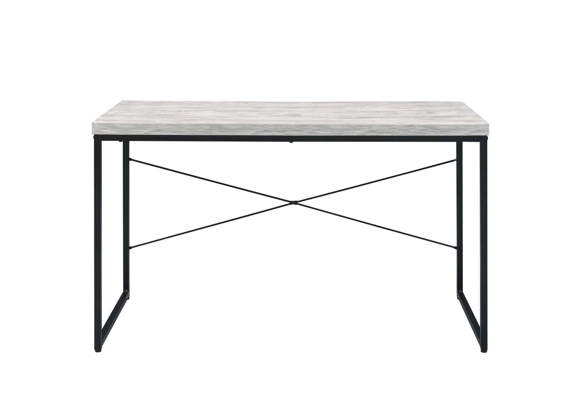 Bob Antique White & Black Finish Writing Desk
