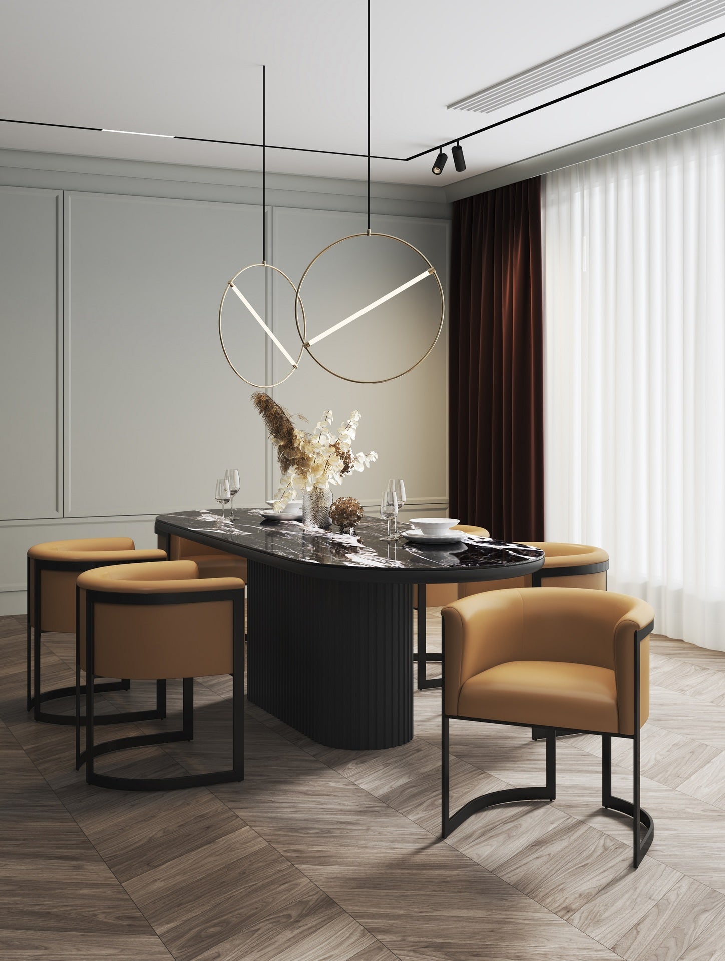 Dining Chair in Camel