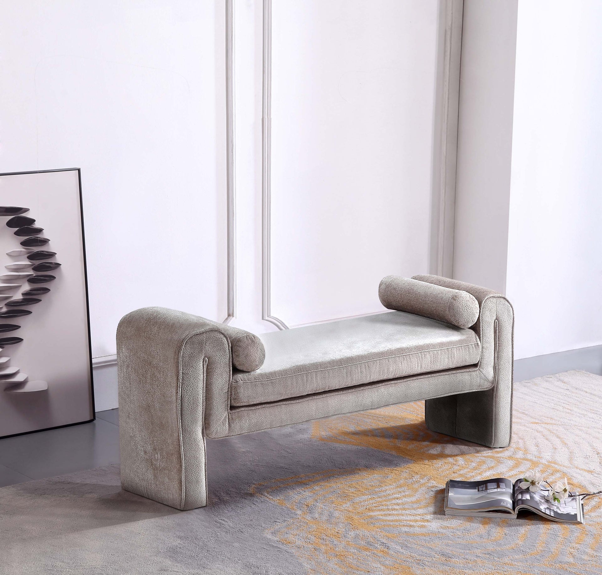 Accent Bench in Dove