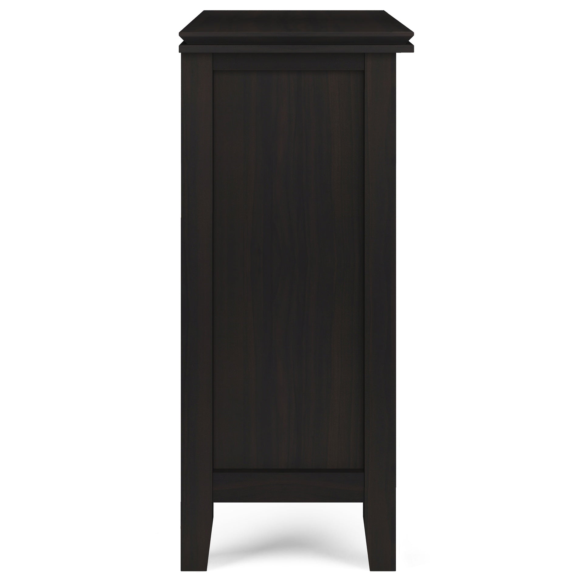 Artisan 30 inch Wide Solid Wood Low Storage Cabinet in Hickory Brown