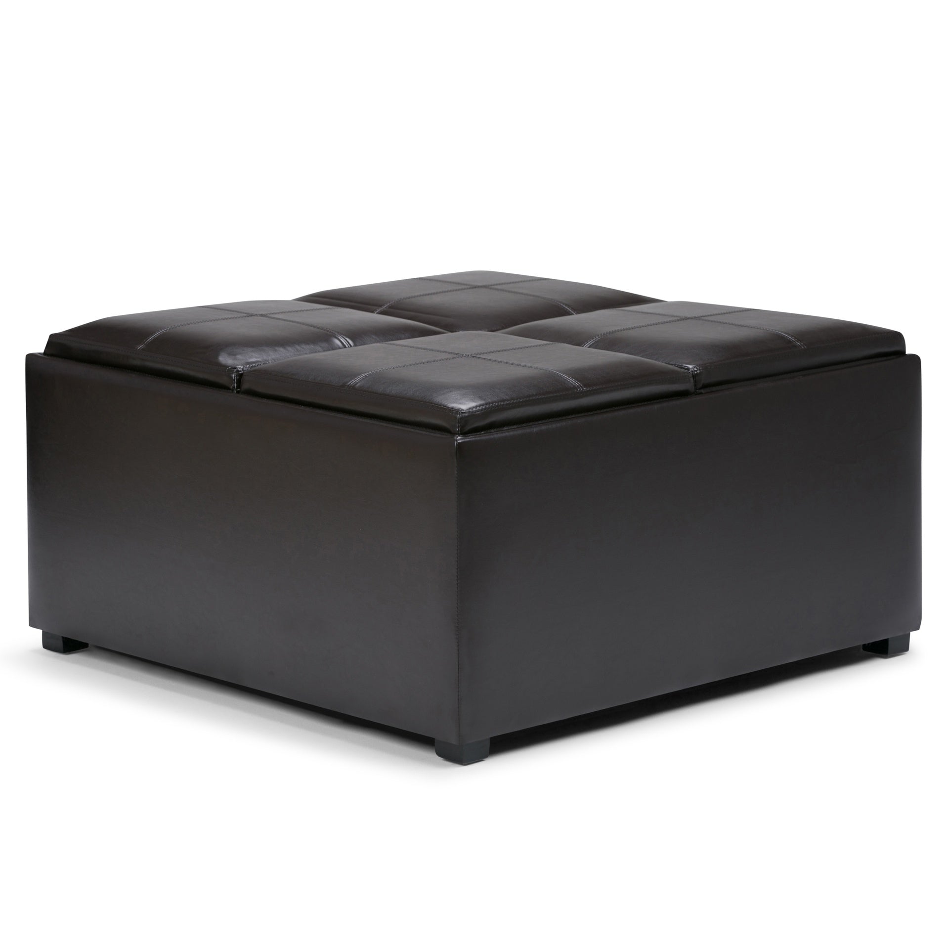 Avalon Square Coffee Table Storage Ottoman