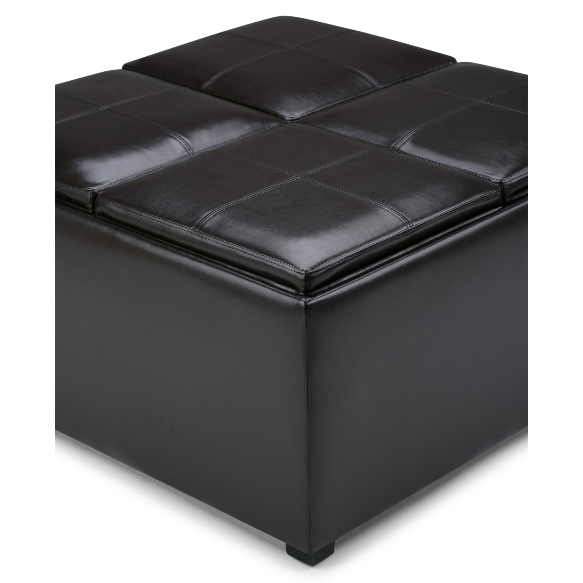 Avalon Square Coffee Table Storage Ottoman