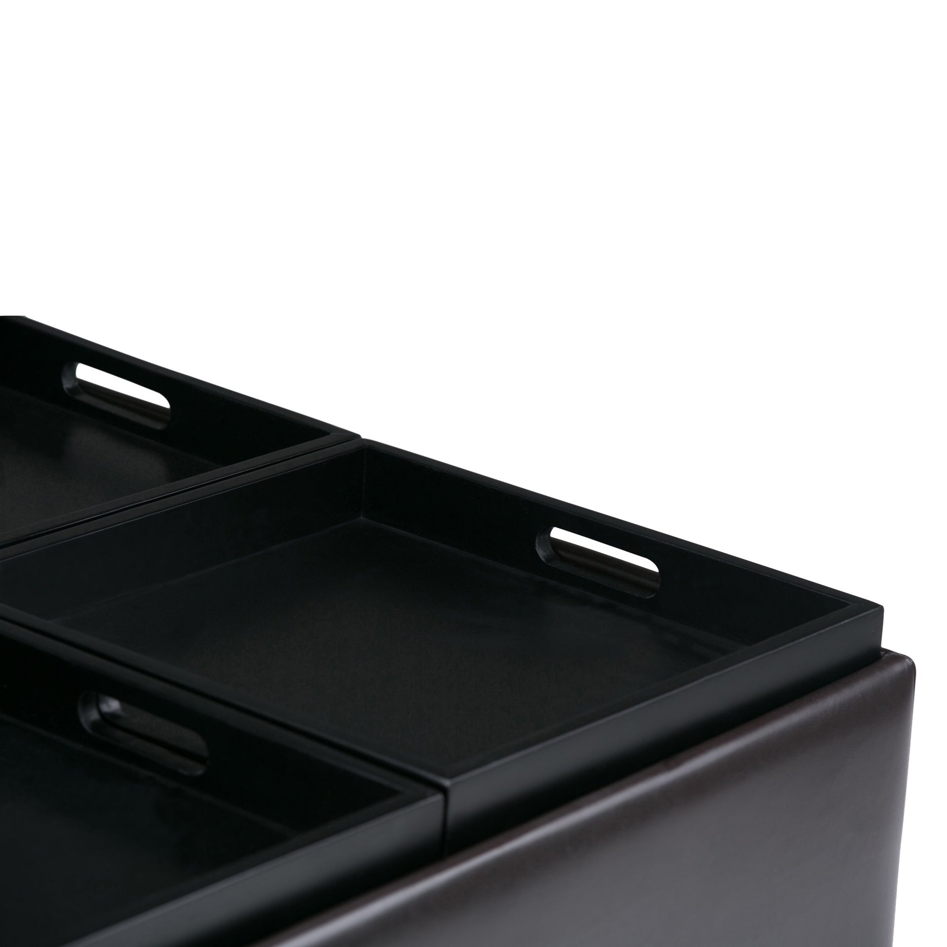 Avalon Square Coffee Table Storage Ottoman