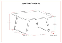 Lowry Square Dining Table