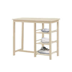 Nyssa Buttermilk Finish 3PCs Counter Height Set