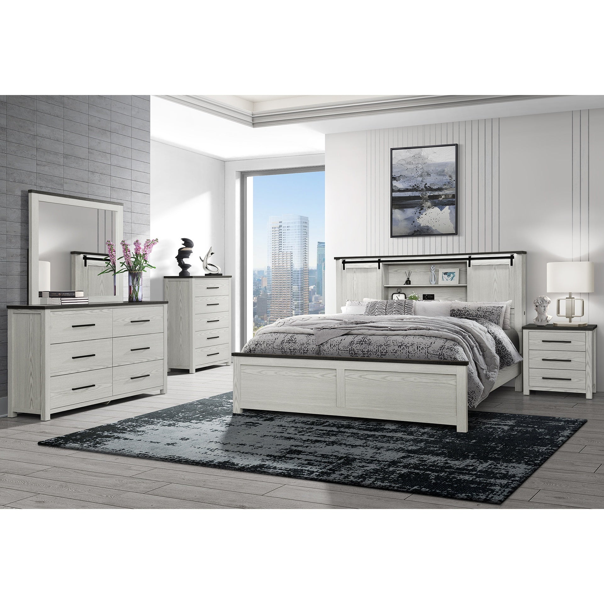 Avery Beige 5PC King Bedroom Set