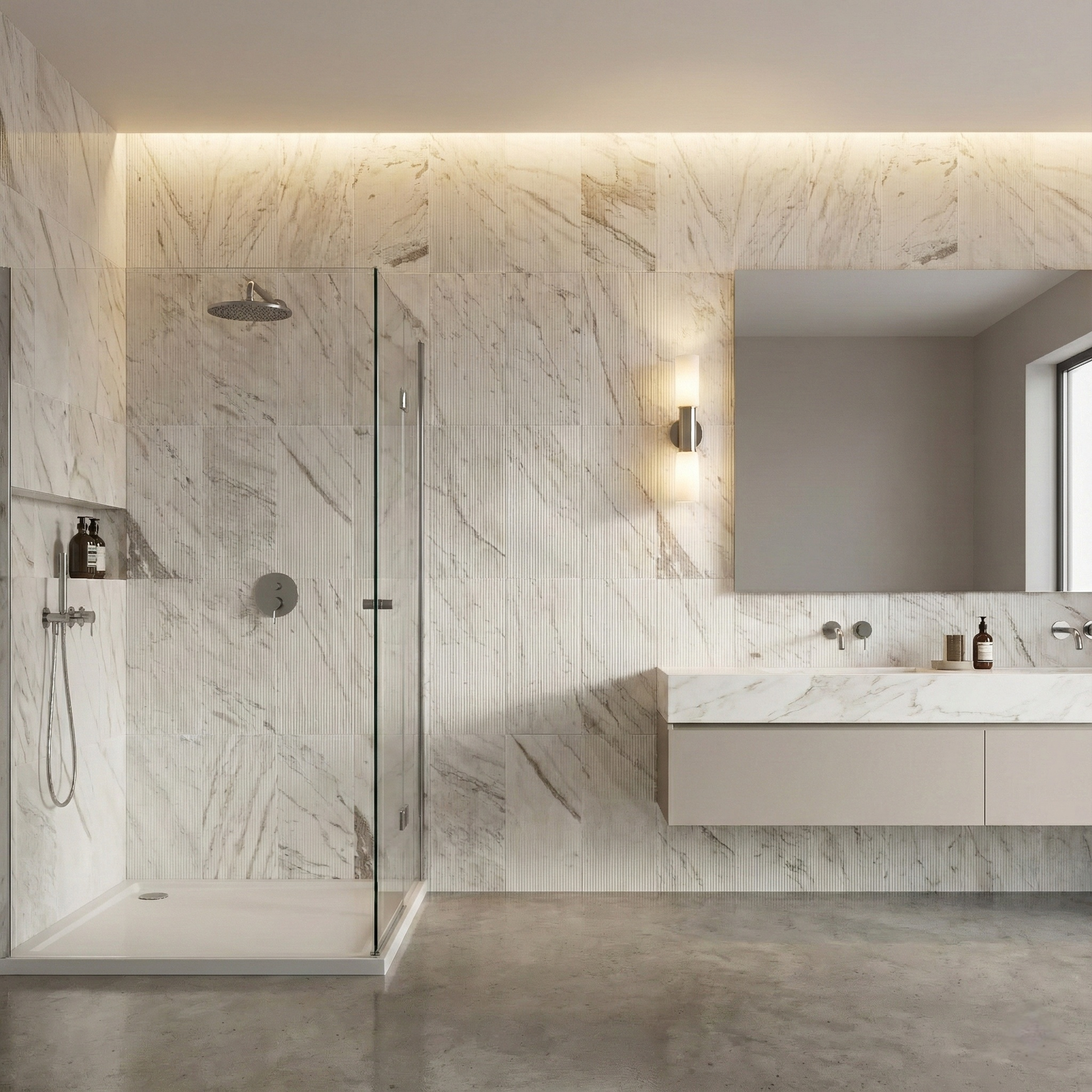 12x24 White Marble,natural marble, for wall,OL textured finished, 3D fluted marble, natural stone, genuine marble, real marble, 1 box 4 pcs