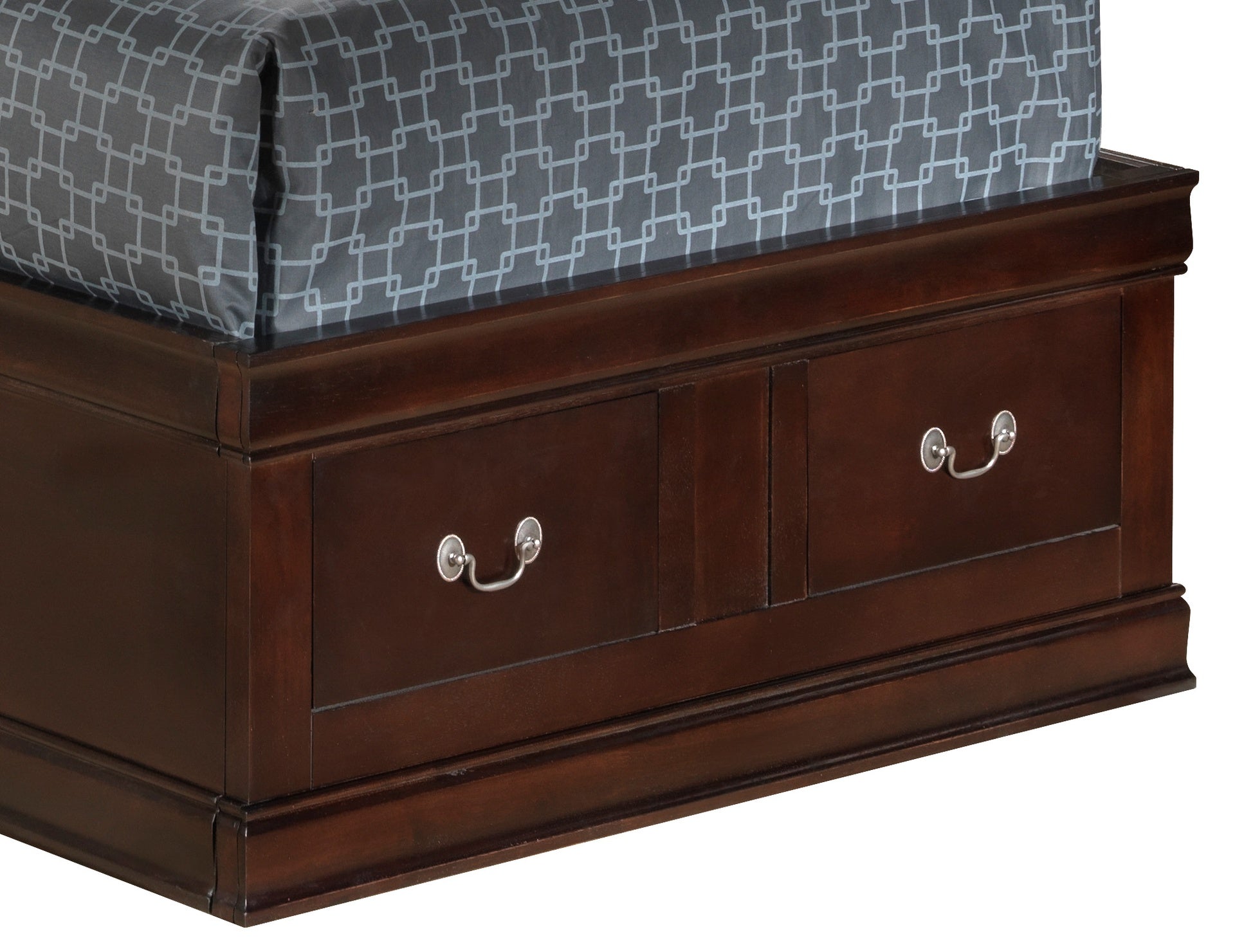 Louis Phillipe G3125B-TSB Twin Storage Bed , Cappuccino