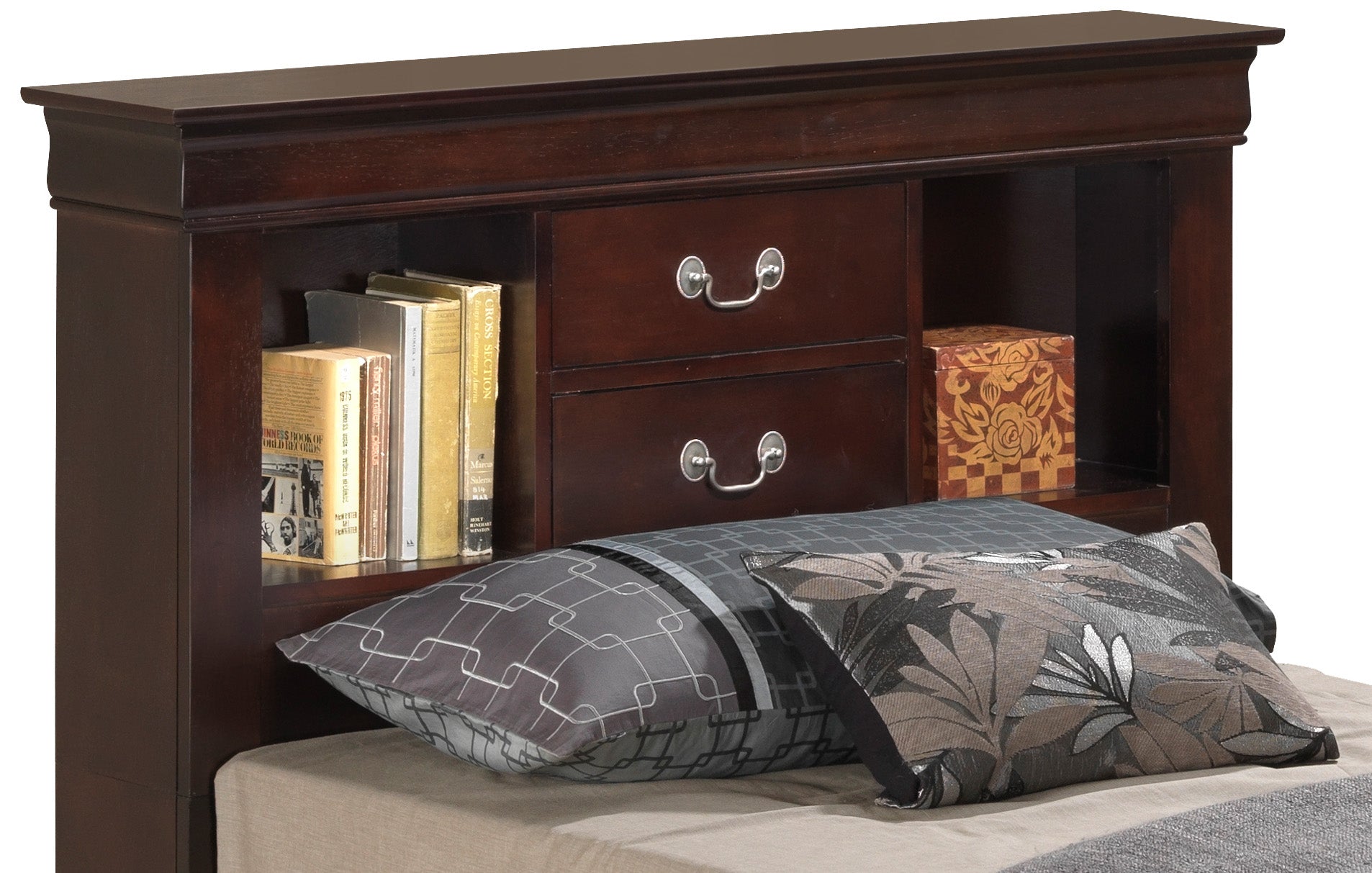 Louis Phillipe G3125B-TSB Twin Storage Bed , Cappuccino