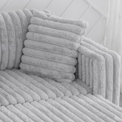 75.6" Soft  Modular 2-person Sofa - Highly Comfortable with Distinctive Design. Perfect for Bedroom & Living Room. Light gray. Modern & Plush Furniture Choice.