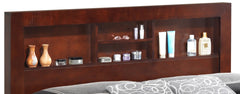 Elegant Cherry Transitional Queen Bed