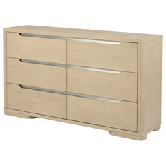 Mirador Light Elm 6-drawer Bedroom Dresser
